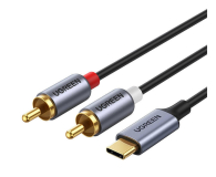 UGREEN CM451 Kabel USB-C do 2x RCA Cinch 1.5m czarny - 1489023 - zdjęcie 1